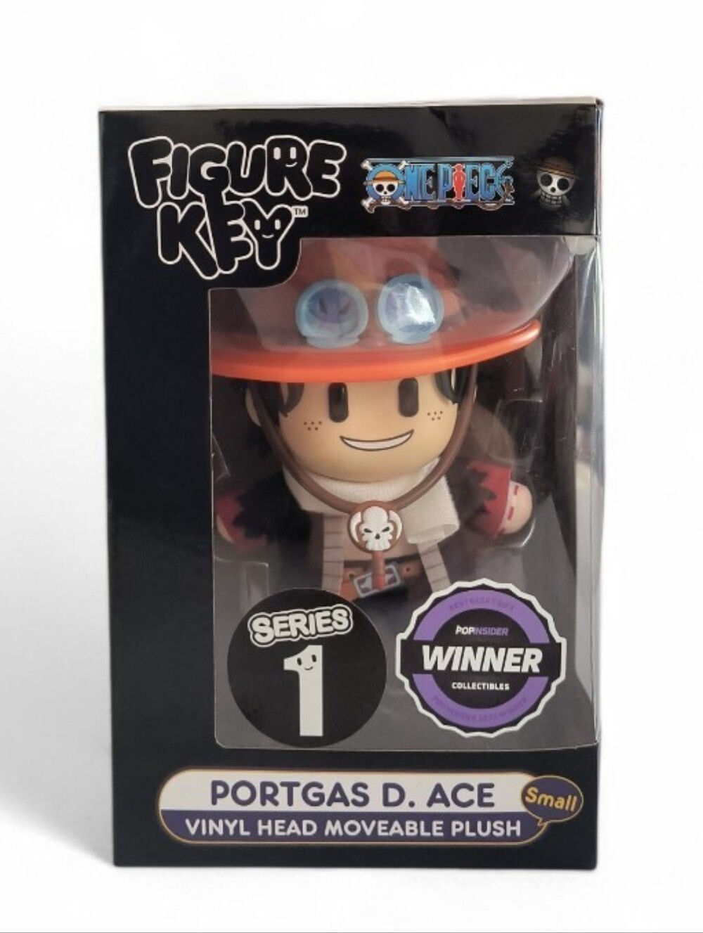 Figure Key One Piece Series 1 Portgas D. Aces Vinyl Head Moveable Small Plush
